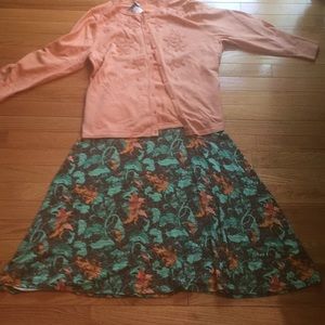 Lularoe Azure Skirt Size M